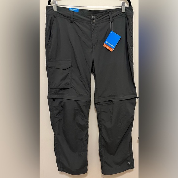Columbia Women’s Dark Gray Convertible Pants‎ size 12 short - Picture 1 of 15